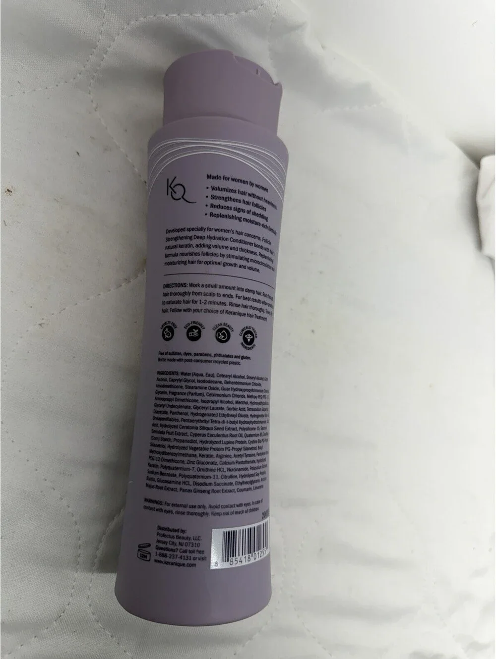Keranique Volumizing Shampoo & Conditioner Set 8oz Thickening Hair Duo Women